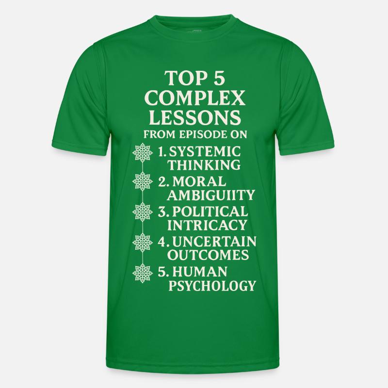Komplexe Lektionen Männer Funktions-T-Shirt