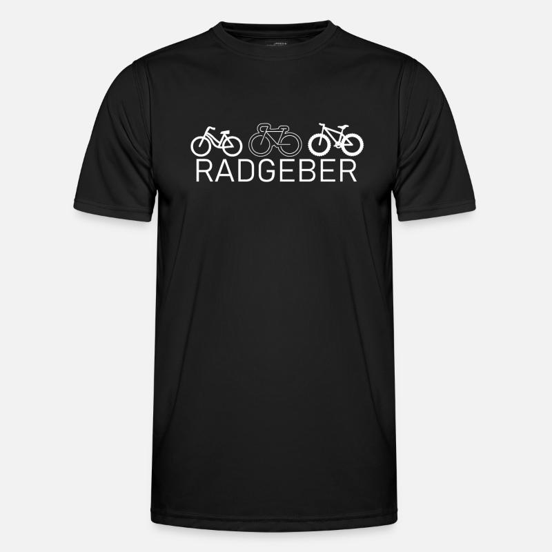Wheel encoder - Men's Functional T-Shirt - black