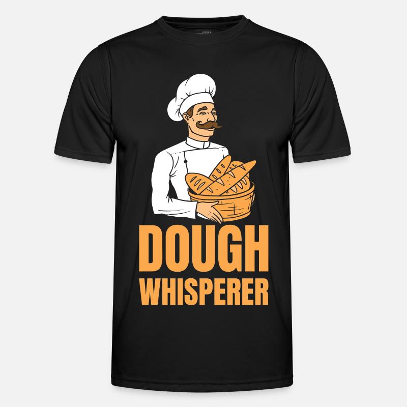 Baker Dough Whisperer - Men's Functional T-Shirt - black