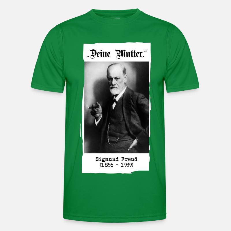 Sigmund Freud - "Ta mère". T-shirt sport Homme