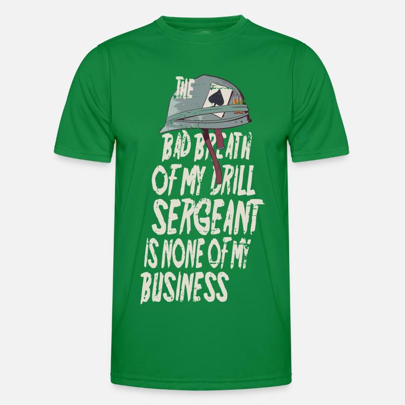 Drill Sergeant Mundgeruch Männer Funktions-T-Shirt