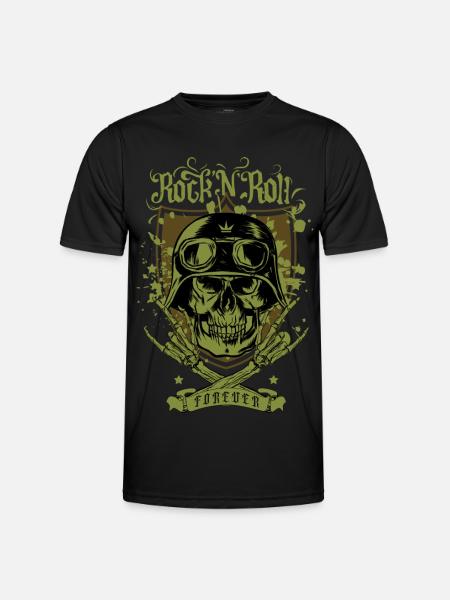 Rock 'n' Roll forever - Men's Functional T-Shirt - black