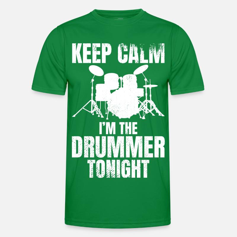 Ich bin heute Abend der Schlagzeuger Männer Funktions-T-Shirt