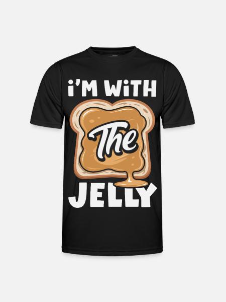 Peanut Butter & Jam Partner Look Design - Men's Functional T-Shirt - black