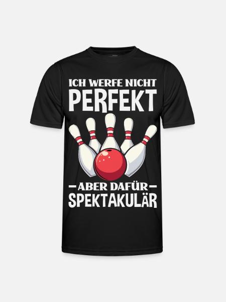 Nicht Perfekt Aber Spektakulär - Männer Funktions-T-Shirt - Schwarz