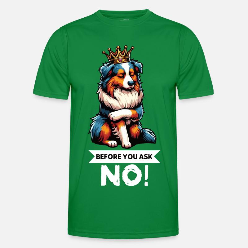 Avant de demander aux Australian Shepherds Aussie Aussies T-shirt sport Homme