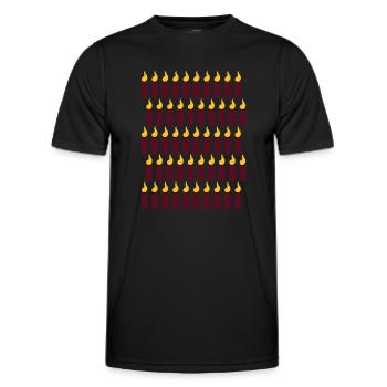 50. Geburtstag - Männer Funktions-T-Shirt - Schwarz - Vorne - AI Model Male 178 dark (178cm)