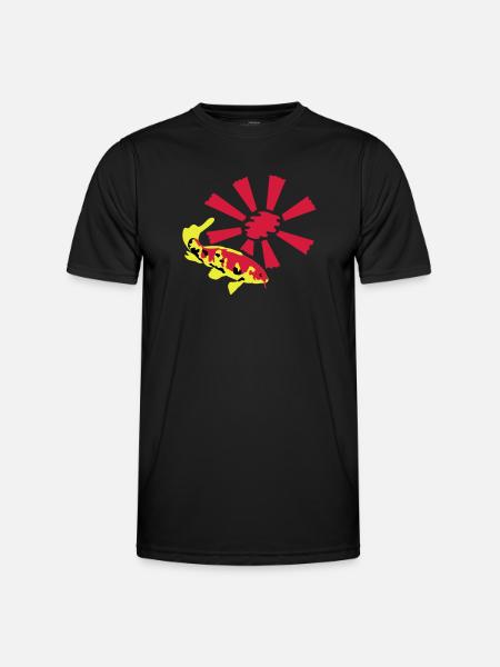 Koi Carp - Men's Functional T-Shirt - black