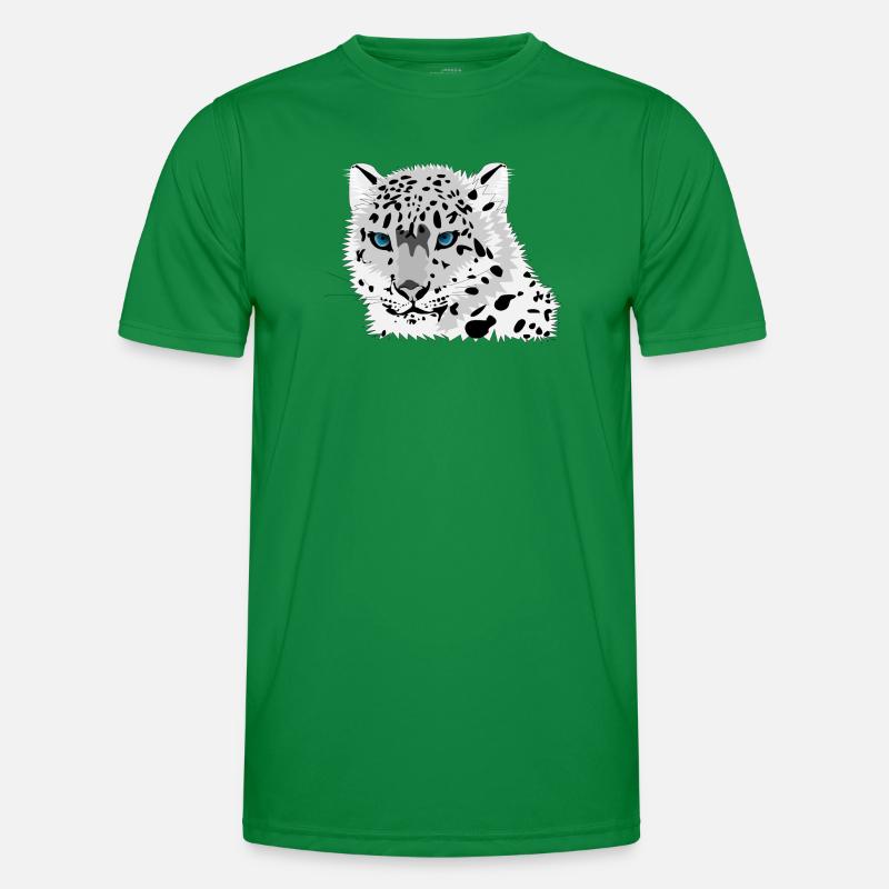 Chat de Léopard T-shirt sport Homme