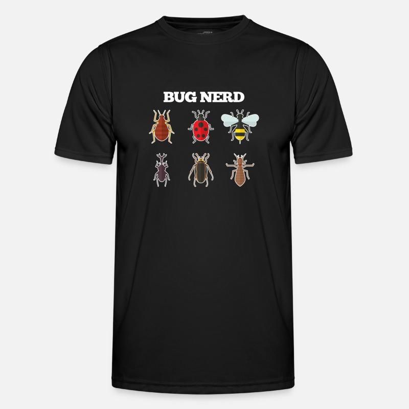 Bug Nerd - Men's Functional T-Shirt - black