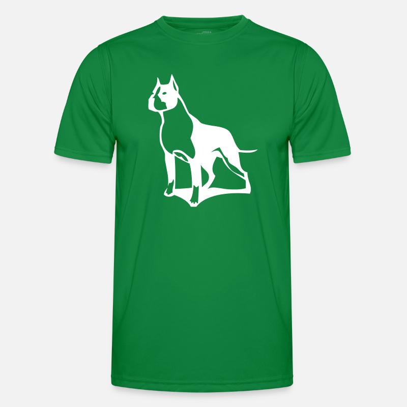 A pit bull that protects its territory Men's Functional T-Shirt