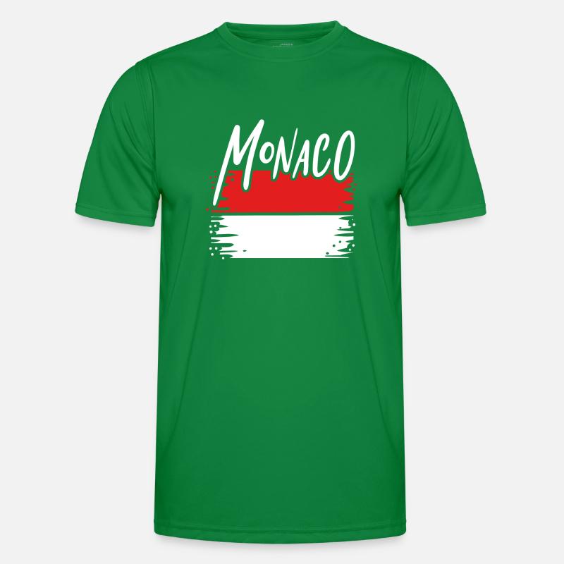 Monaco Principality Men's Functional T-Shirt
