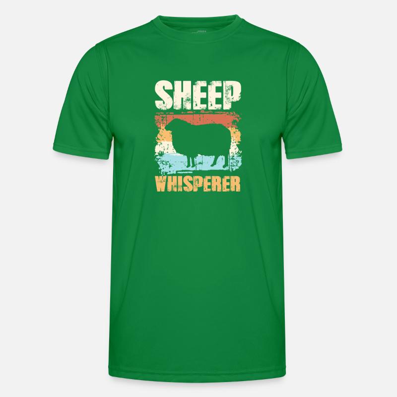 Sheep Whisperer Schafe Flüsterer Geschenk Schaf Männer Funktions-T-Shirt