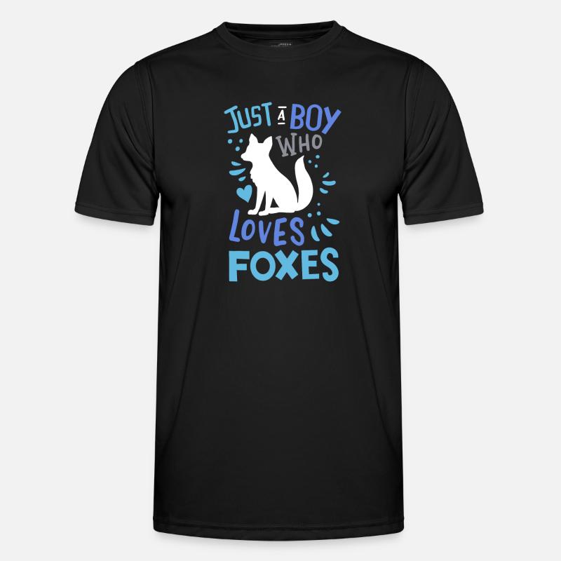 Foxes Fox Fox Lover - Men's Functional T-Shirt - black