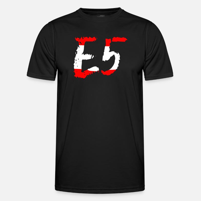 E5 Oberstdorf Meran Männer Funktions-T-Shirt