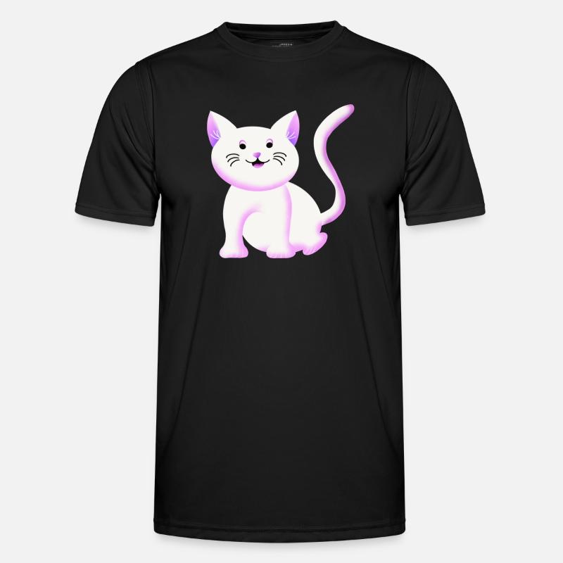 Süßes Kätzchen | Katze | Geschenkidee - Männer Funktions-T-Shirt - Schwarz