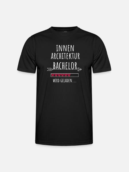 Innenarchitektur Bachelor Studium Geschenk - Männer Funktions-T-Shirt - Schwarz