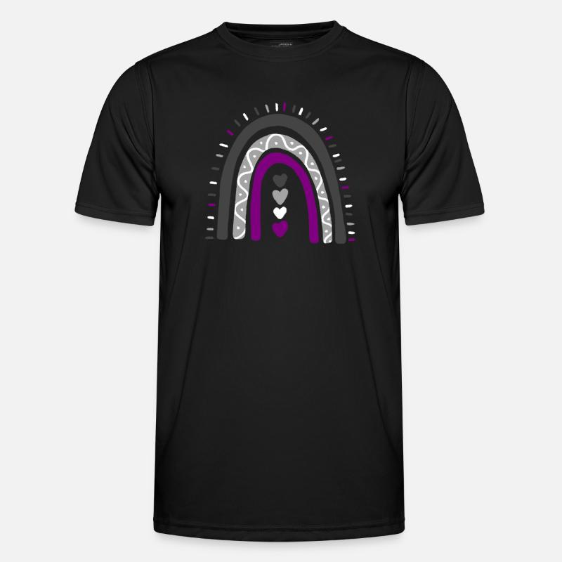 Asexual Boho Rainbow Ace Pride Men's Functional T-Shirt