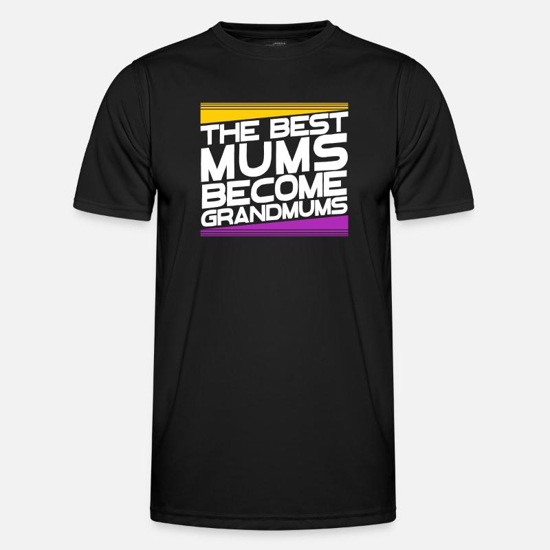 Oma Glückwunsch Großmutter Großmama Statement - Männer Funktions-T-Shirt - Schwarz