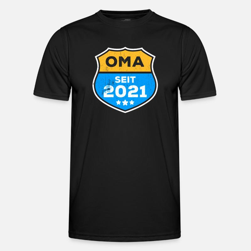 Seniorin Oma Großmutter Statement Ruhestand - Männer Funktions-T-Shirt - Schwarz