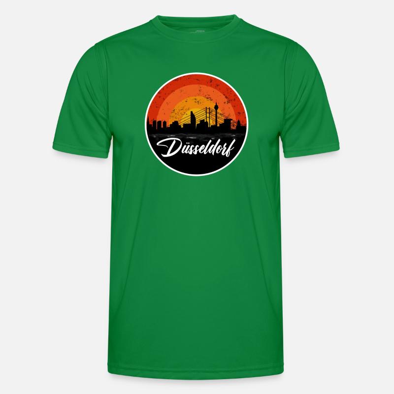 Dusseldorf Skyline II Men's Functional T-Shirt