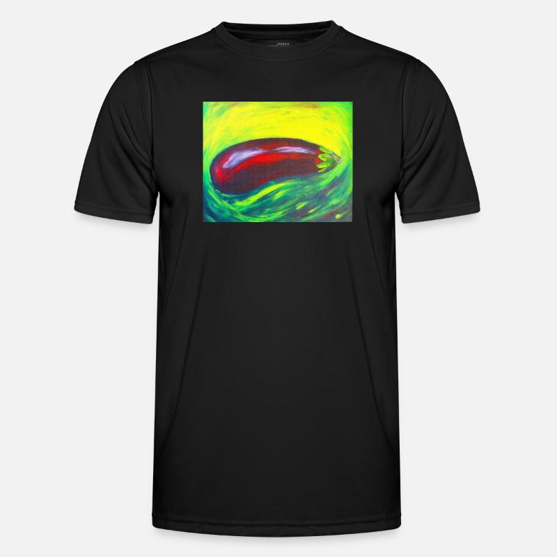 Eggplant green Men's Functional T-Shirt