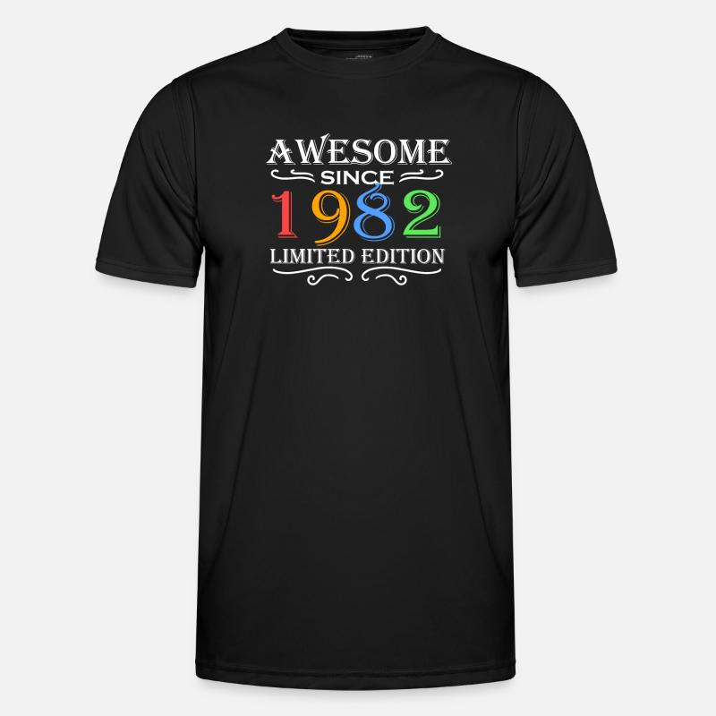 1982 - Born 1982 - Men's Functional T-Shirt - black