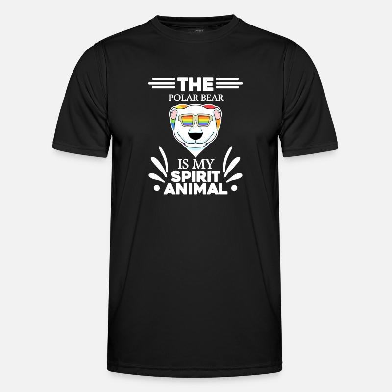 Polar Bear Polar Bear Bear - Men's Functional T-Shirt - black
