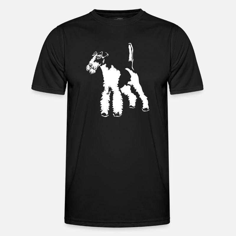 Fox Terrier "Black Edition" - Men's Functional T-Shirt - black