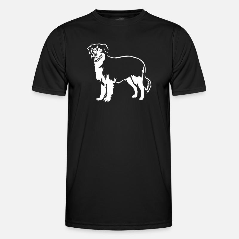 Australian Shepherd "Black Edition" - Men's Functional T-Shirt - black