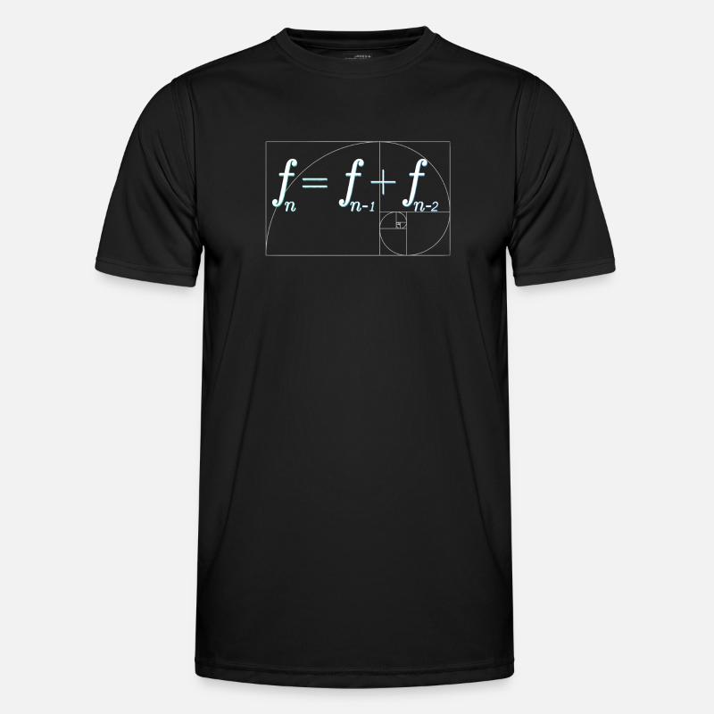 Fibonacci sequence - Men's Functional T-Shirt - black