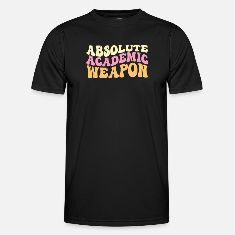 Studenten Absolute Academic Weapon Männer Funktions-T-Shirt