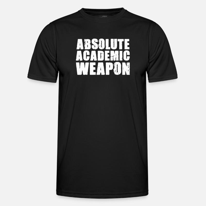 Students Absolute Academic Weapon - Men's Functional T-Shirt - black