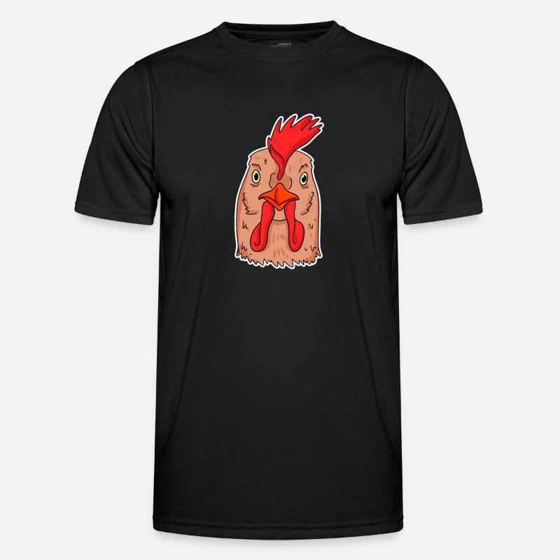 Chicken Head - Men's Functional T-Shirt - black