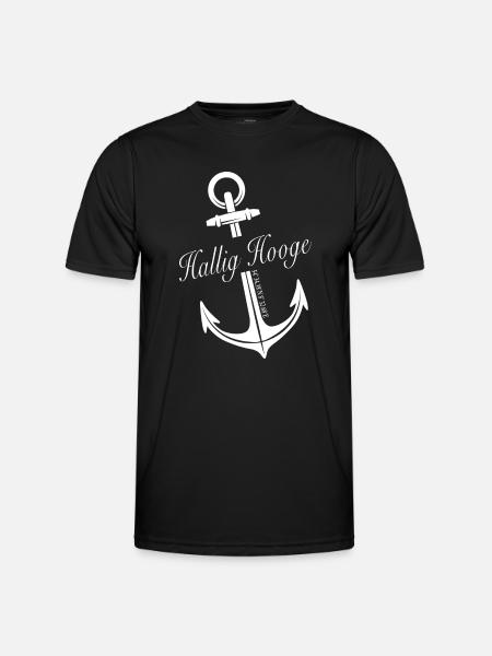 Hallig Hooge - Männer Funktions-T-Shirt - Schwarz