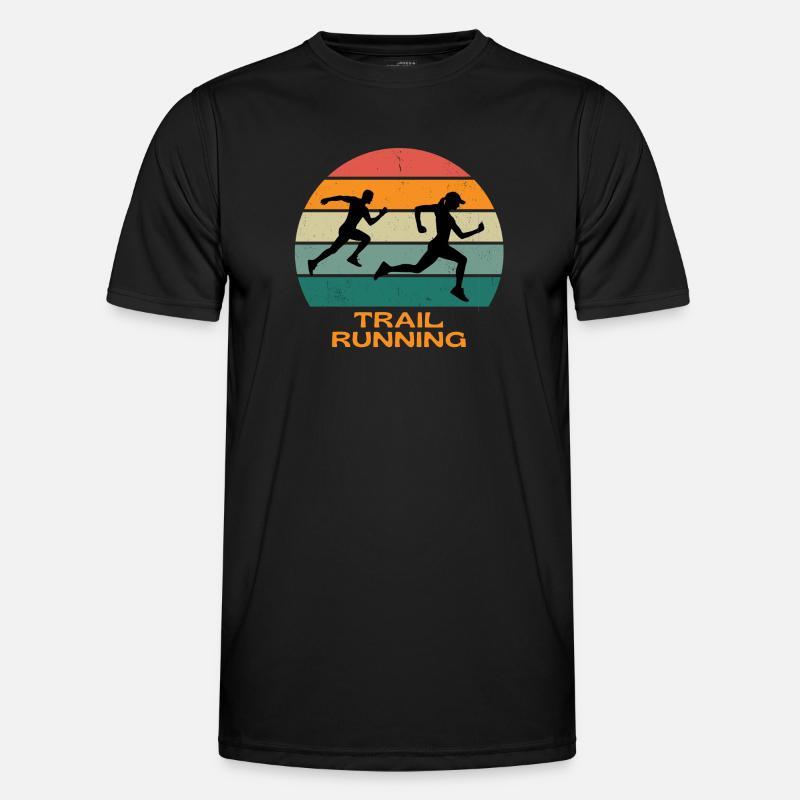 trail, trail running, course à pied T-shirt sport Homme