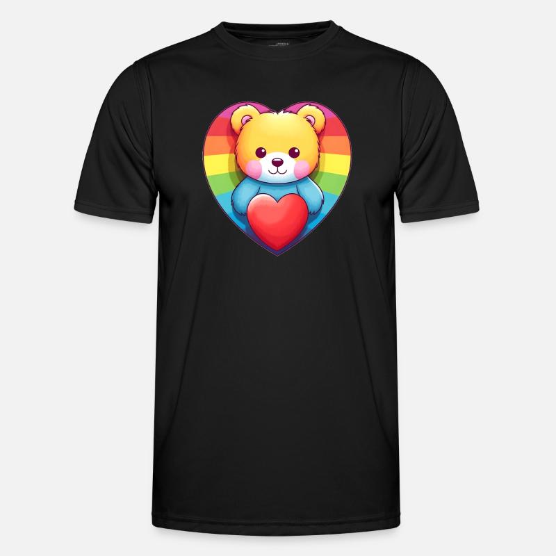 Love is a Bear Necessity Men's Functional T-Shirt