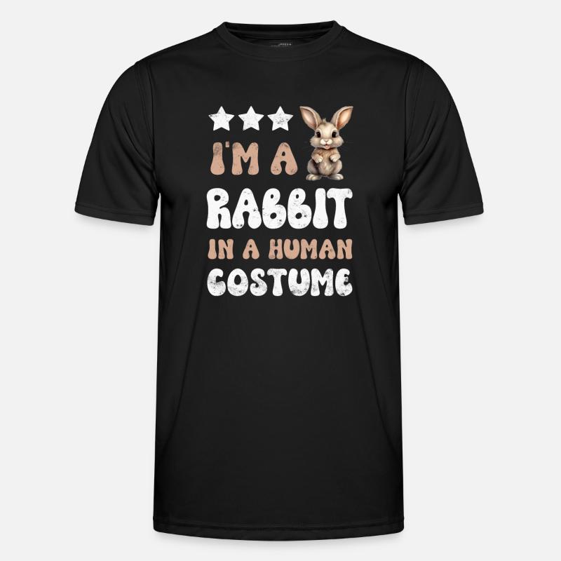 Rabbit Rabbit - Men's Functional T-Shirt - black