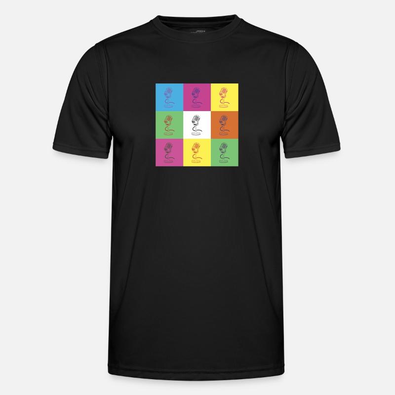 Microphone design Men's Functional T-Shirt