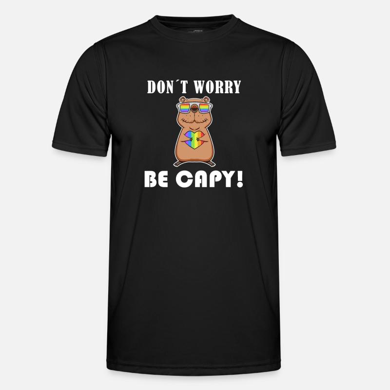 Capybara Capybara Gift - Men's Functional T-Shirt - black