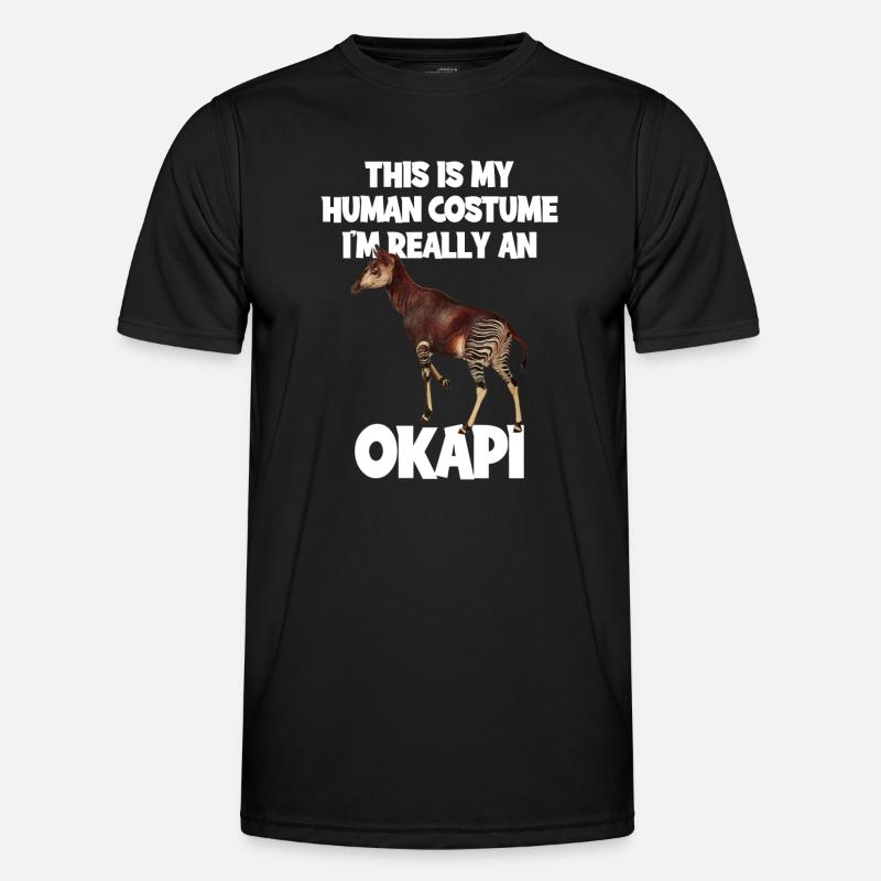 Okapi Zoo Expedition - Men's Functional T-Shirt - black