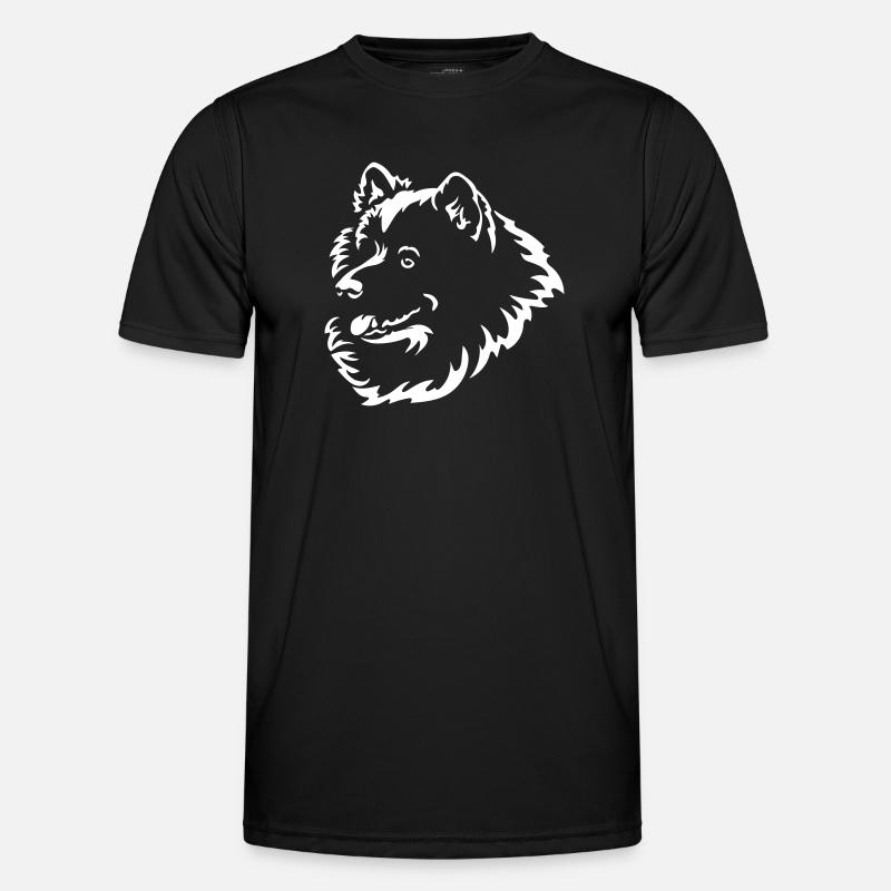 Samoyed Head "Black Edition" - Men's Functional T-Shirt - black