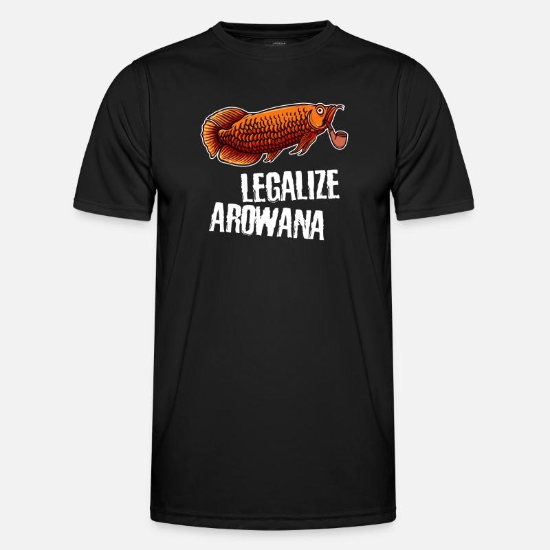 Fish Statement Pets Pet Animals - Men's Functional T-Shirt - black
