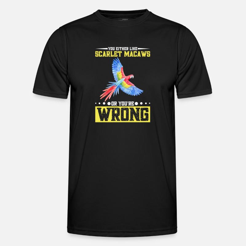 Entweder du magst Scharlacharas oder - Männer Funktions-T-Shirt - Schwarz