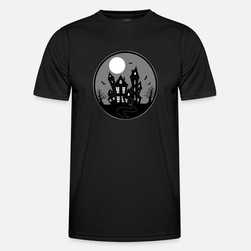 Spukhaus Männer Funktions-T-Shirt