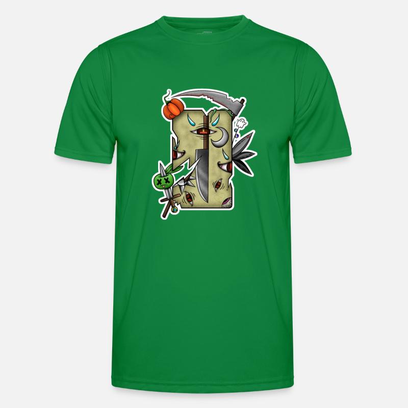 Tarot Abîmé Halloween ! T-shirt sport Homme