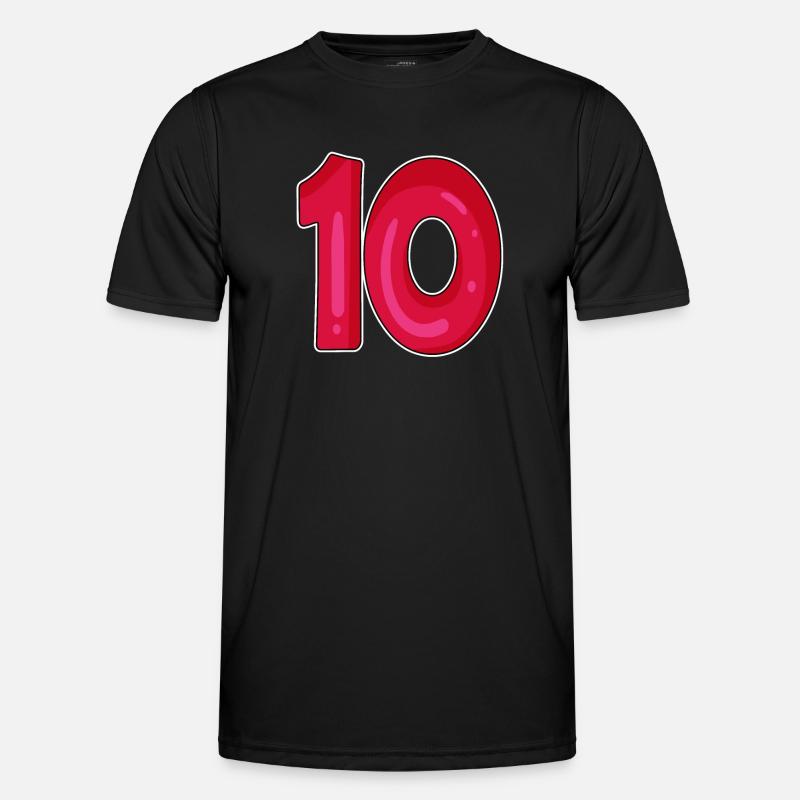 10 - Men's Functional T-Shirt - black