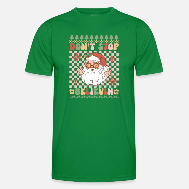Hässlicher Weihnachtspullover Männer Funktions-T-Shirt