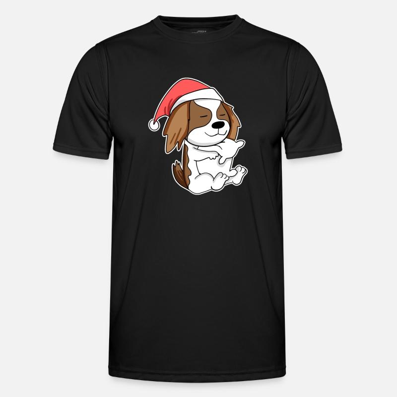 Cavalier King Charles Spaniel Hund Tier - Männer Funktions-T-Shirt - Schwarz