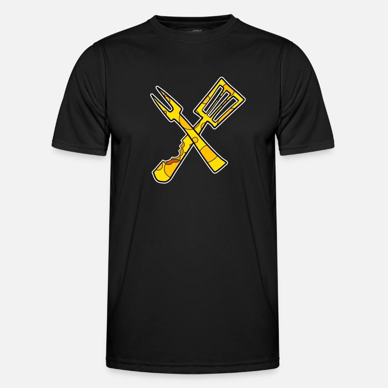 Chef Cooking Restaurant - Men's Functional T-Shirt - black